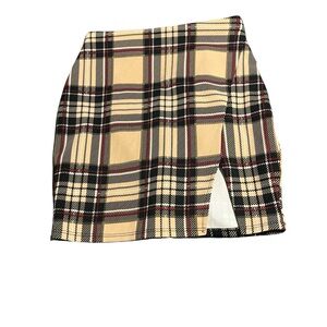 Plaid skirt